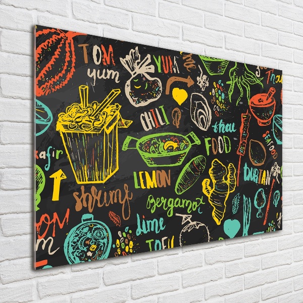 Foto in plexiglas Thais eten