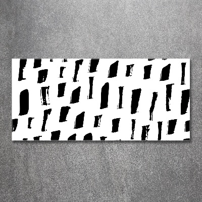 Foto plexiglas Zwart-witte vlekken