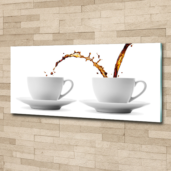 Plexiglas foto Koffie ingeschonken