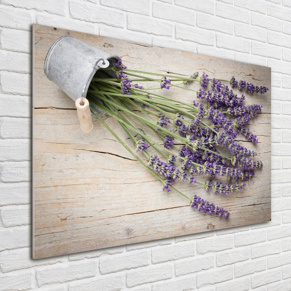 Foto plexiglas Lavendel in een pot