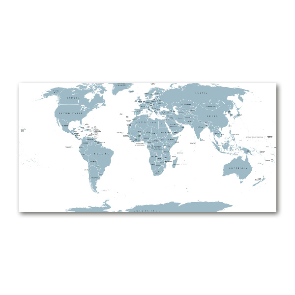 Plexiglas schilderij Politieke kaart