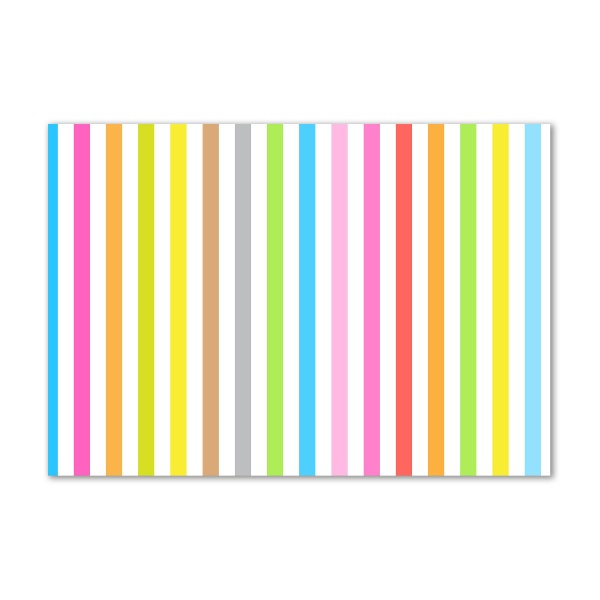 Foto in plexiglas Kleurrijke strepen