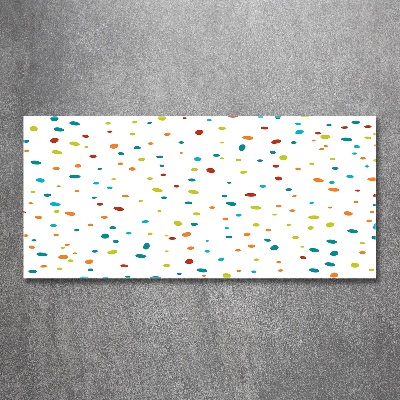 Obraz zdjęcie szkło akryl Kolorowe kropki