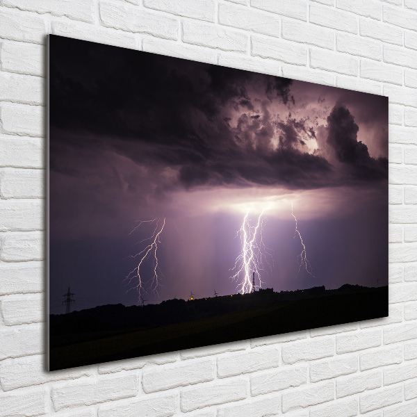 Plexiglas foto Onweer