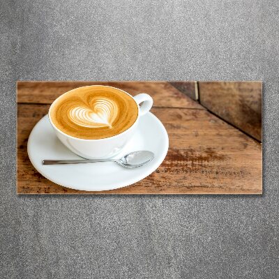 Foto op plexiglas Koffie in een kopje
