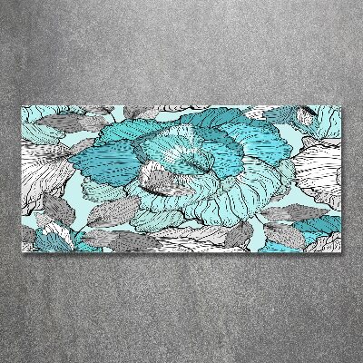 Plexiglas foto Bloemenpatroon