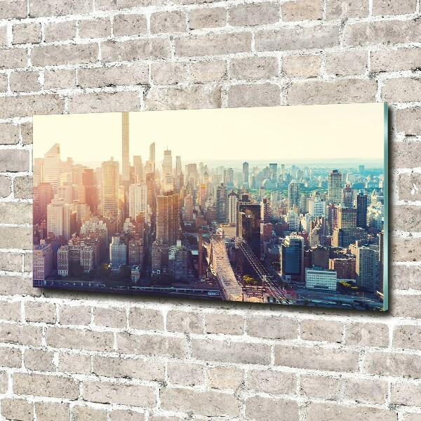 Foto op plexiglas New York vanuit vogelperspectief