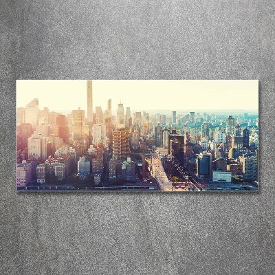 Foto op plexiglas New York vanuit vogelperspectief