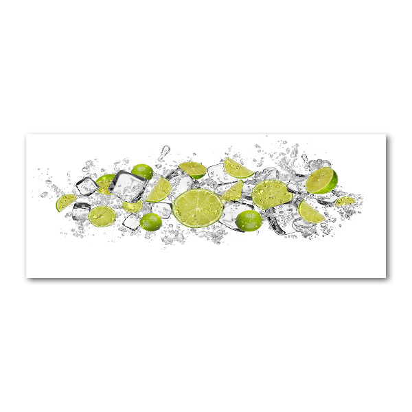 Foto op plexiglas Limoenijsblokjes
