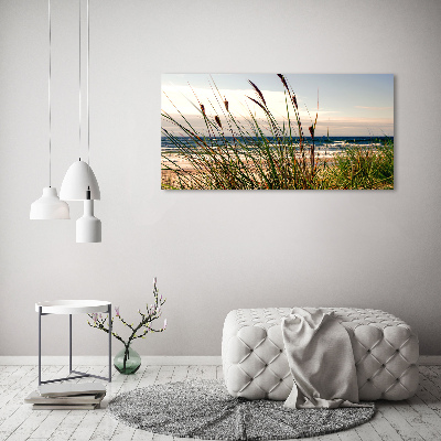 Plexiglas schilderij duinen aan zee