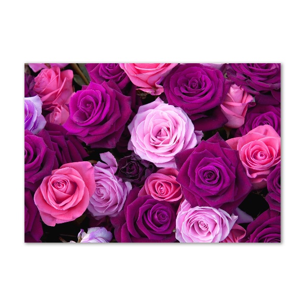 Schilderij op acrylglas Rozen