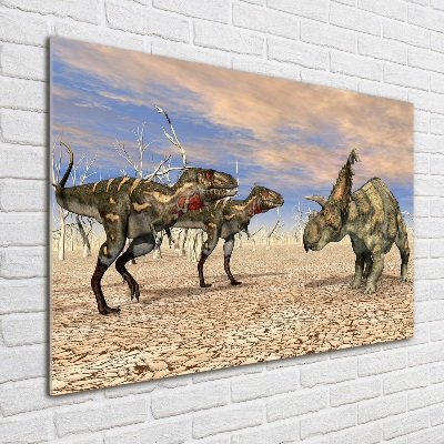 Schilderij op acrylglas Dinosaurussen