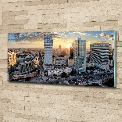 Foto obraz szkło akryl Warszawa Polska