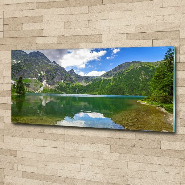 Foto in plexiglas Het zeeoog ​​van het Tatragebergte