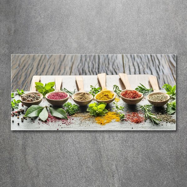 Obraz zdjęcie akryl Kolorowe przyprawy