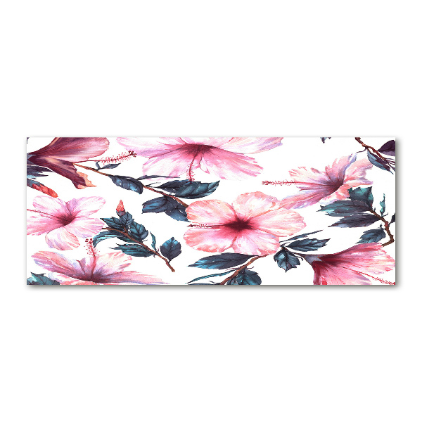 Obraz zdjęcie szkło akryl Kwiaty hibiskusa