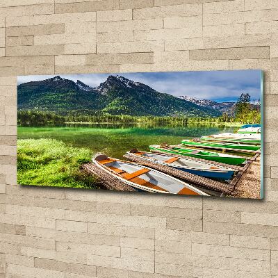 Foto op plexiglas Boten op het meer