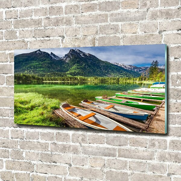 Foto op plexiglas Boten op het meer