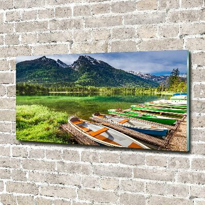 Foto op plexiglas Boten op het meer