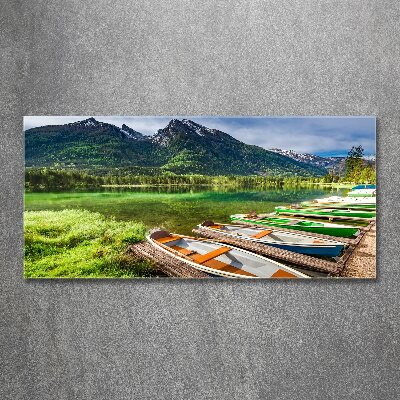 Foto op plexiglas Boten op het meer