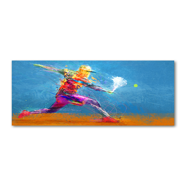 Plexiglas schilderij Tennisspeler