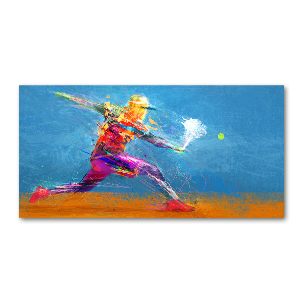 Plexiglas schilderij Tennisspeler