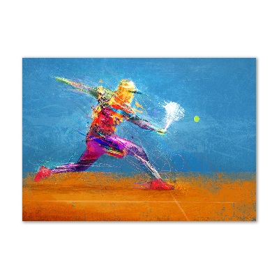 Plexiglas schilderij Tennisspeler