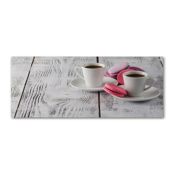 Schilderij op acrylglas Koffie en koekjes