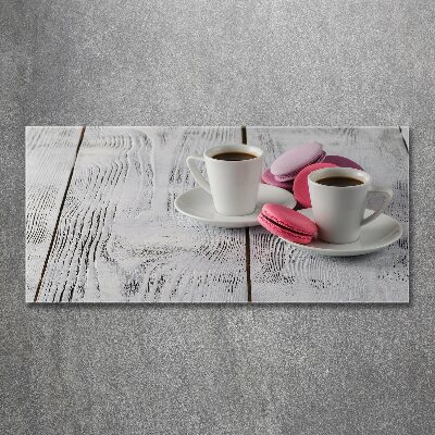 Schilderij op acrylglas Koffie en koekjes