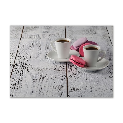 Schilderij op acrylglas Koffie en koekjes