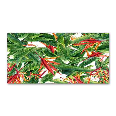 Plexiglas schilderij Bloemenpatroon