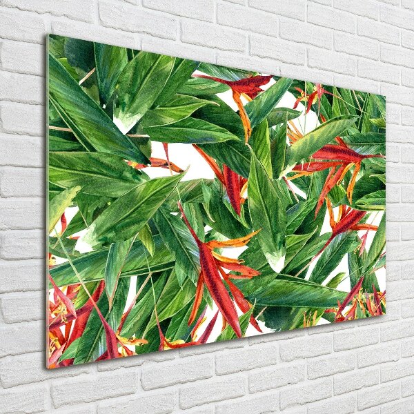 Plexiglas schilderij Bloemenpatroon