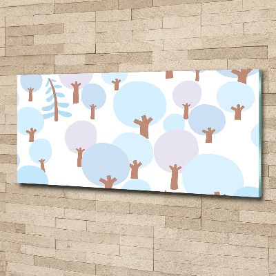 Plexiglas schilderij Kleurrijke bomen