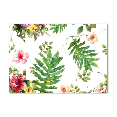 Plexiglas foto Bloemenpatroon