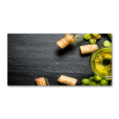 Foto plexiglas Witte wijn en fruit