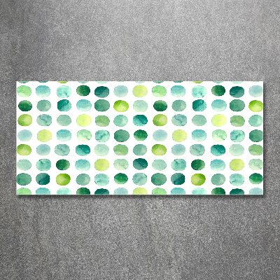 Foto in plexiglas Groene stippen