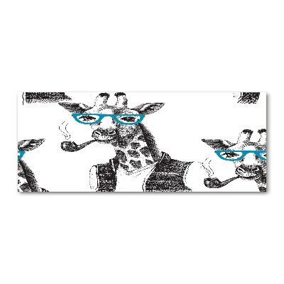 Obraz zdjęcie akryl Żyrafa w okularach