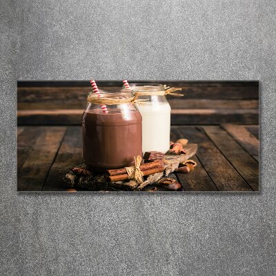 Obraz zdjęcie akryl Koktajle w słoikach