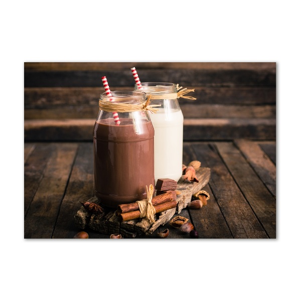 Obraz zdjęcie akryl Koktajle w słoikach