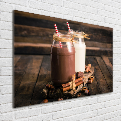 Obraz zdjęcie akryl Koktajle w słoikach