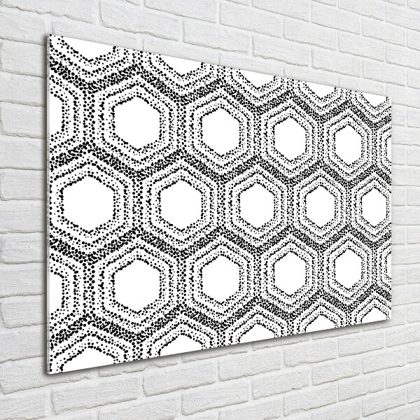 Foto obraz szkło akryl Geometryczne tło