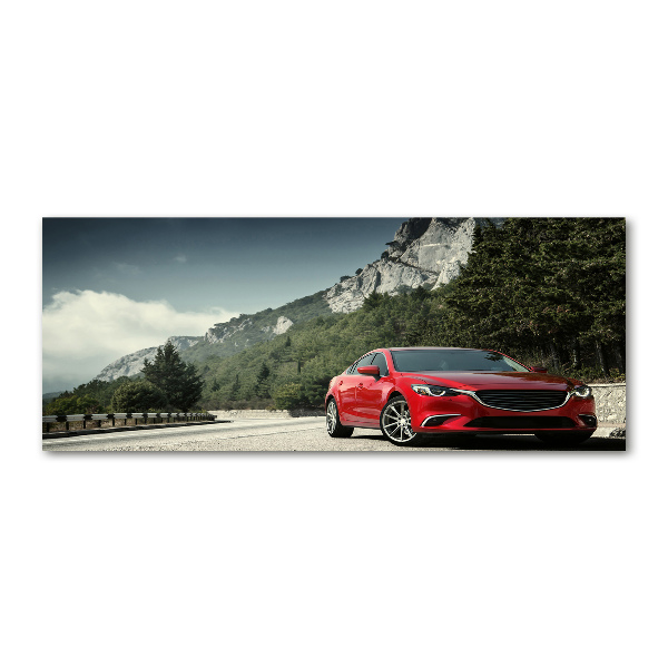 Plexiglas schilderij Auto in de bergen