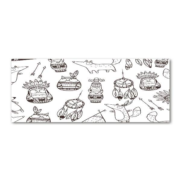 Obraz zdjęcie szkło akryl Indiańskie sowy