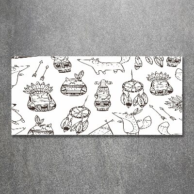 Obraz zdjęcie szkło akryl Indiańskie sowy