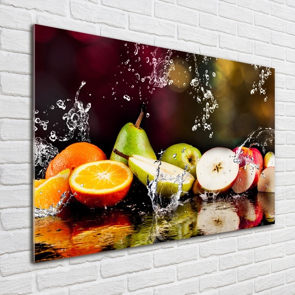 Foto plexiglas Fruit en water