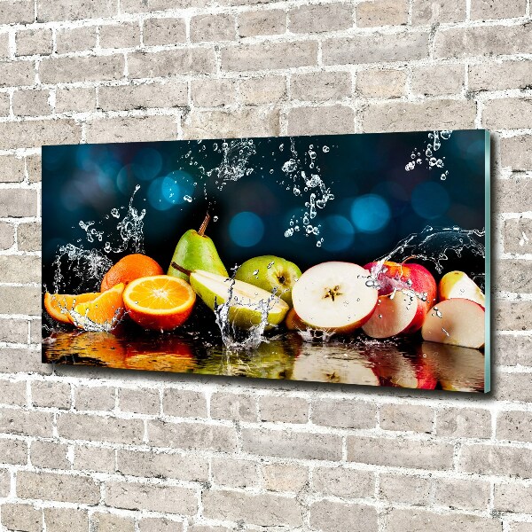 Foto in plexiglas Fruit en water