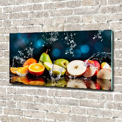 Foto in plexiglas Fruit en water
