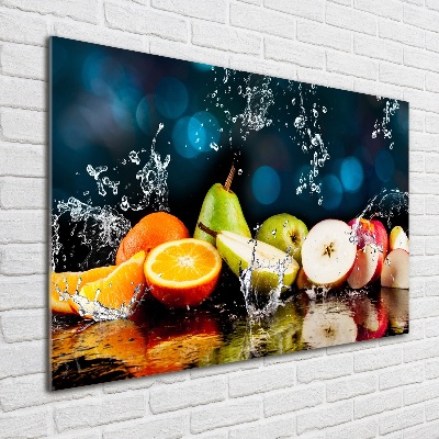 Foto in plexiglas Fruit en water