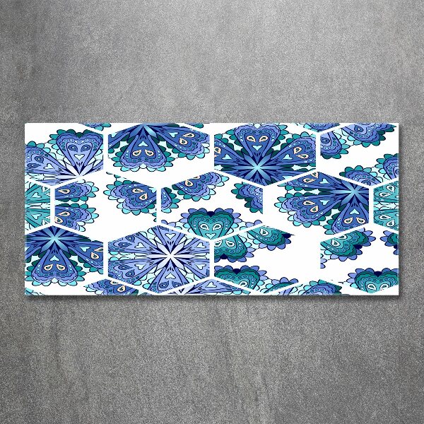 Foto obraz szkło akryl Elementy mandali