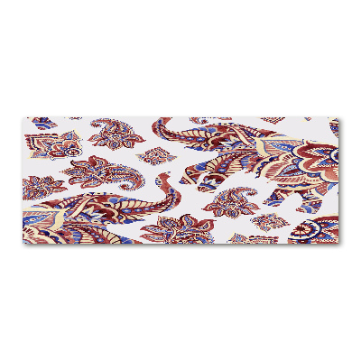 Obraz zdjęcie szkło akryl Słonie ornamenty